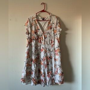 Floral Button-Down Dress